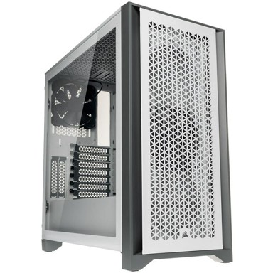 CORSAIR Kućište 4000D Airflow Tempered Glass, mid tower, ATX, bijelo