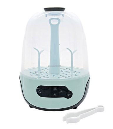 KIKKA BOO Električni sterilizator sa sušilom Twill, zeleni