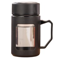 LIVEFY Šalica za kavu i čaj Linea, 500 ml, crna