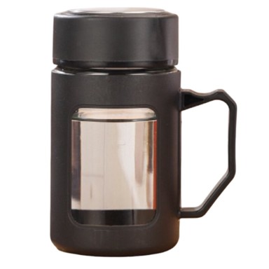 LIVEFY Šalica za kavu i čaj Linea, 500 ml, crna