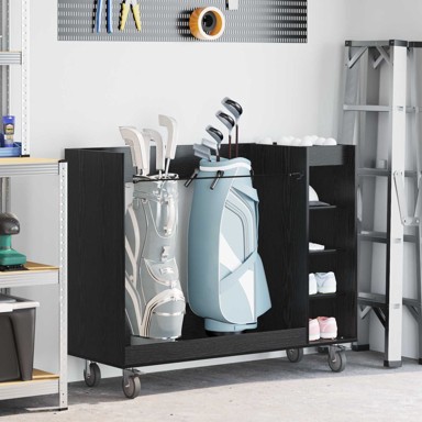 Golf ormar s kotačima 120 x 45 x 98 cm, crni hrast