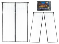 NORTHIX Mreža za komarce s magnetskom mrežom za vrata 160 x 230 cm
