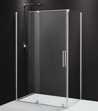 POLYSAN Tuš kabina ROLLS, pravokutna, 160 x 80 cm, L/D varijanta, prozirno staklo, krom