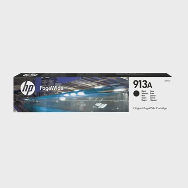 HP Tinta DesignJet 913A, original, PageWide, crna