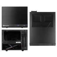 SILVERSTONE Kućište SST-SG13B-Q, mini tower, Mini ITX, crno