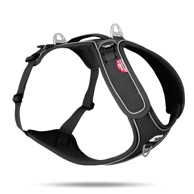 CURLI Oprsnica za pse Belka Adjustable Neck XL, crna