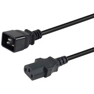 EQUIP Kabel C20 na C13 1,8 m, crna