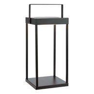 MARKSLÖJD Crna LED lanterna sa solarnim panel/s USB za eksterijer (visina 42 cm) Pure 