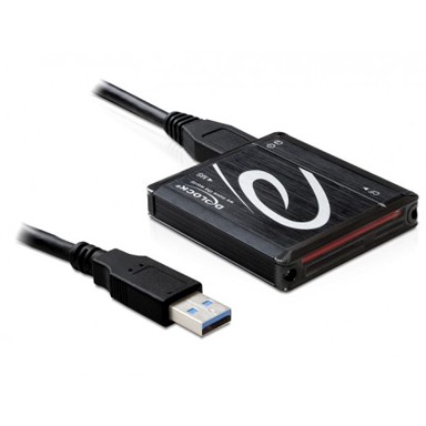 DELOCK Čitač kartica USB 3.0 All in 1, crni