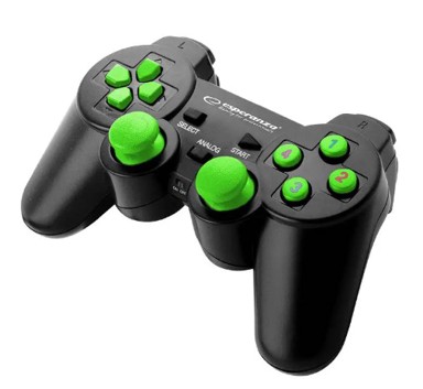 ESPERANZA Gaming kontroler EGG108G PC,Playstation 3 Analogue / Digital USB 2.0 crni,zeleni