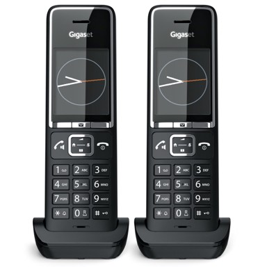 GIGASET Telefon Comfort 550HX Duo, crno-kromirani