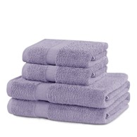 DECOKING Pamučni set ručnika 4 kom od frotira u boji lavande Marina