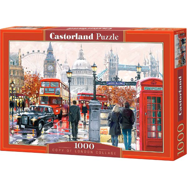 CASTORLAND Puzzle London Collage, 1000 kom., grad