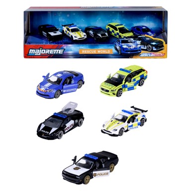 MAJORETTE Rescue World set automobila, 5 kom
