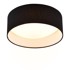 TRIO Crna LED stropna svjetiljka ø 30 cm Locarno