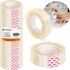 VERGIONIC Prozirna ljepljiva traka 18 mmx20 m 8 komada, prozirna