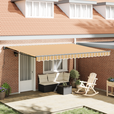 Skrovita tenda 450x300 cm, morska plava