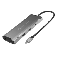 J5CREATE Mini docking stanica 4K60 Elite USB-C® Triple-Monitor