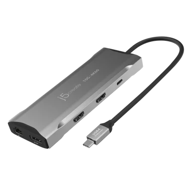 J5CREATE Mini docking stanica 4K60 Elite USB-C® Triple-Monitor
