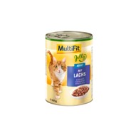 MULTIFIT Cat Adult losos u želeu 405 g konzerva