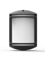 Zidna svjetiljka, crna Orkide-4, IP44