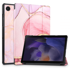 ONASI Torbica Style za Samsung Galaxy Tab A9 Plus, mramor roza
