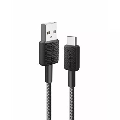 ANKER Kabel 322 USB-A to USB-C, crni, 0.9m