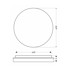 CANDELLUX LIGHTING LED stropna svjetiljka u prirodnoj boji ø 39 cm Gandava 