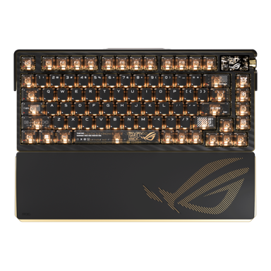 ASUS Gaming tipkovnica ROG Azoth Extreme Edition 20, USB-C + 2.4 GHz + Bluetooth, crna