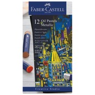 FABER-CASTELL Creative Studio uljne pastele metallic 12 boja 127014
