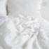 LINEN TALES Posteljina White 200x200 cm za bračni krevet od lana Bijela