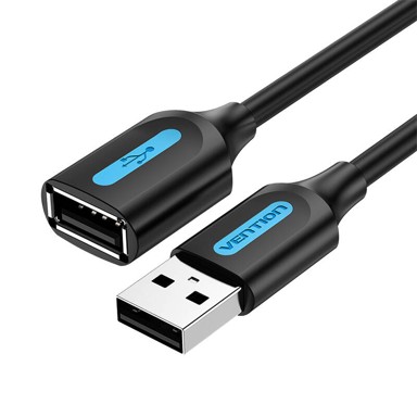 VENTION USB 2.0 produžni kabel CBIBJ, M/F, 5 m, crni