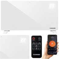 AENO Pametni stakleni konvektorski grijač, 2500 W, Wi-Fi, LCD, daljinski