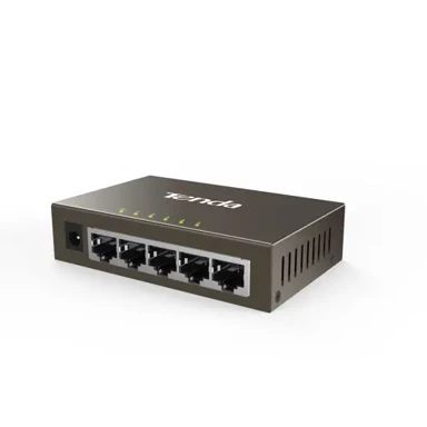TENDA Switch TEG1005D, 5x RJ45 1G, neupravljani, sivi, stackable