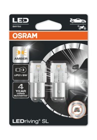 OSRAM LEDriving SL P21/5W (BAY15D) LED žarulja narančasta