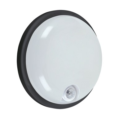 LED PIR senzor, 20 W, crna