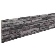 Zidni paneli, 100x25 cm, EPS pjena, antracit, 10 kom