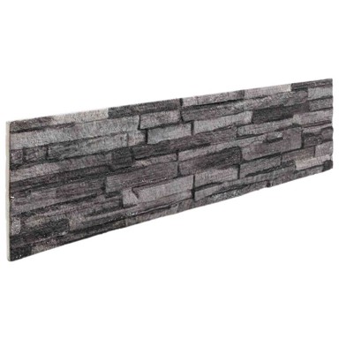 Zidni paneli 10 kom 100 x 25 cm od EPS pjene, antracit