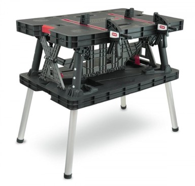 DEDRA Sklopivi PVC radni stol, do 453 kg + spone