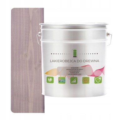 Siva hidrofobna lazura za drvo, bez mirisa, polumat, 3 u 1, 1 l H3250