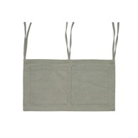 KAVE HOME Pamučan džep za krevetić 45 cm Laily, zeleni