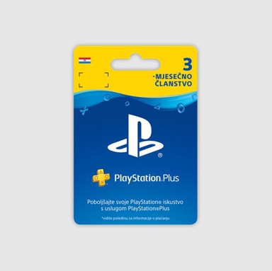 Playstation Plus članstvo, 90 dana, digitalna kartica
