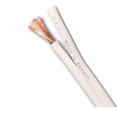 SUPRA Kabel zvučnički SKY, 2x0.75, 1 m, bijela