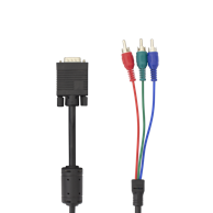 SBOX Kabel VGA muški–3×RCA muški 2 m