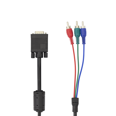 SBOX Kabel VGA muški–3×RCA muški 2 m