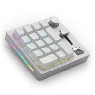 KEYCHRON Numerička tipkovnica GMMK Numpad, USB + RF Wireless + Bluetooth, RGB, bijela