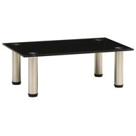 TV Stalak crni 40 x 35 x 17 cm od kaljenog stakla