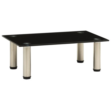 TV Stalak crni 40 x 35 x 17 cm od kaljenog stakla
