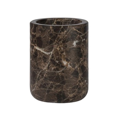 METTE DITMER DENMARK Smeđa mramorna čašica za četkicu za zube Marble