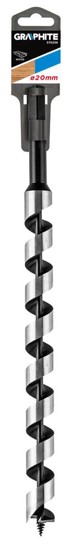 GRAPHITE Spiralno svrdlo za drvo, 20 x 400 mm